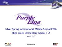 Preview of SSIMS PTSA & Sligo Creek Elementary PTA Presentation
